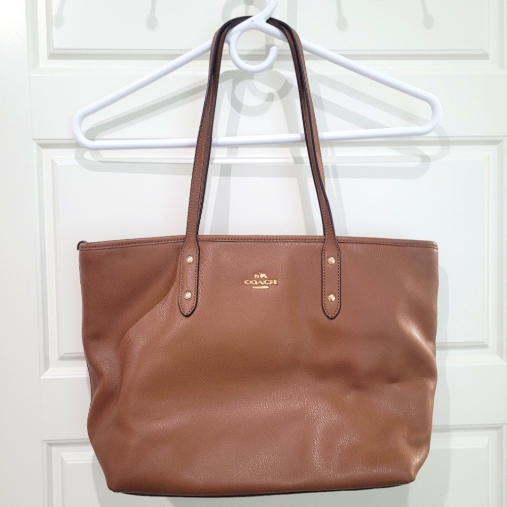 Coach Leather Over the Shoulder Purse